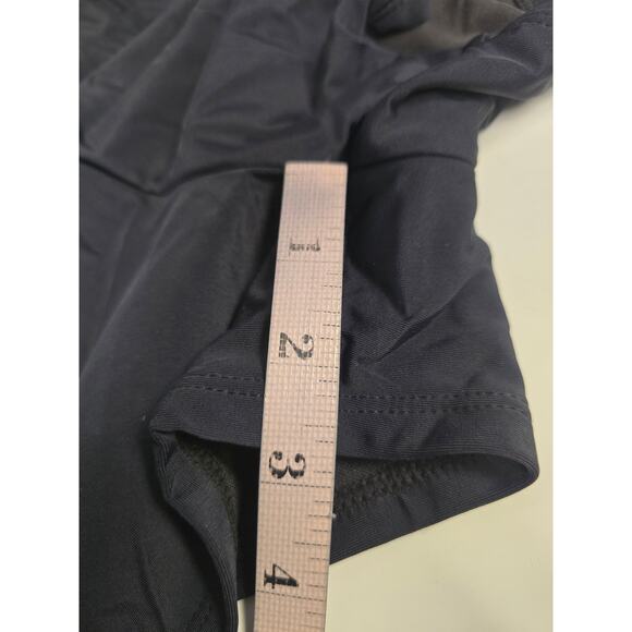 BLOOMCHIC 18-20 2x plus black ruched swim shorts bottoms NWT B98 - Picture 6 of 9